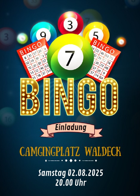 Bingo-Abend am Camping Waldeck